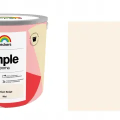Puszka farby Beckers "Perfect Beige" w odcieniu beckers soft ecru. Idealna do wnętrz, łatwa w aplikacji, matowa.