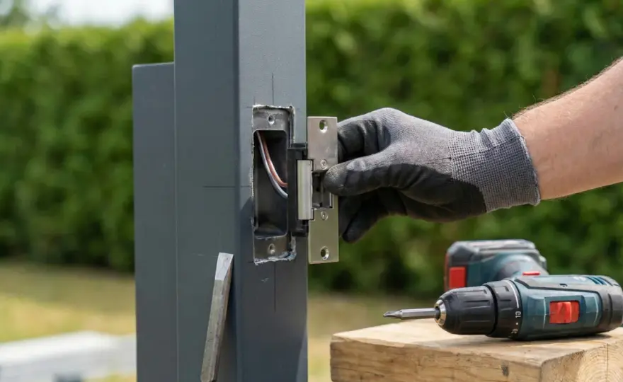 Otwieranie furtki od wewnątrz: Prosty montaż elektrozaczepu krok po kroku